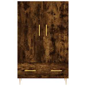 Skříň highboard kouřový dub 69,5 x 31 x 115 cm kompozitní dřevo - obrázek 6