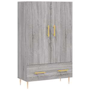 Skříň highboard šedá sonoma 69,5 x 31 x 115 cm kompozitní dřevo - obrázek 2
