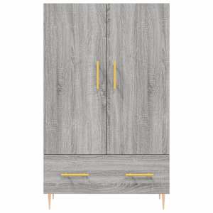 Skříň highboard šedá sonoma 69,5 x 31 x 115 cm kompozitní dřevo - obrázek 6
