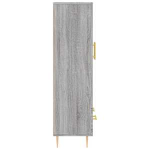 Skříň highboard šedá sonoma 69,5 x 31 x 115 cm kompozitní dřevo - obrázek 7
