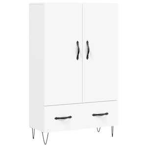Skříň highboard bílá 69,5 x 31 x 115 cm kompozitní dřevo - obrázek 2