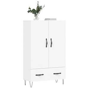 Skříň highboard bílá 69,5 x 31 x 115 cm kompozitní dřevo - obrázek 3