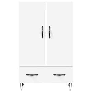 Skříň highboard bílá 69,5 x 31 x 115 cm kompozitní dřevo - obrázek 6