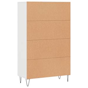 Skříň highboard bílá 69,5 x 31 x 115 cm kompozitní dřevo - obrázek 8