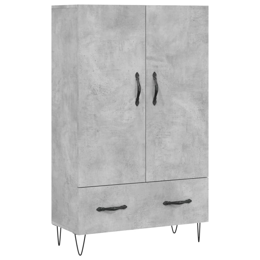 vidaXL Skříň highboard betonově šedá 69,5x31x115 cm kompozitní dřevo