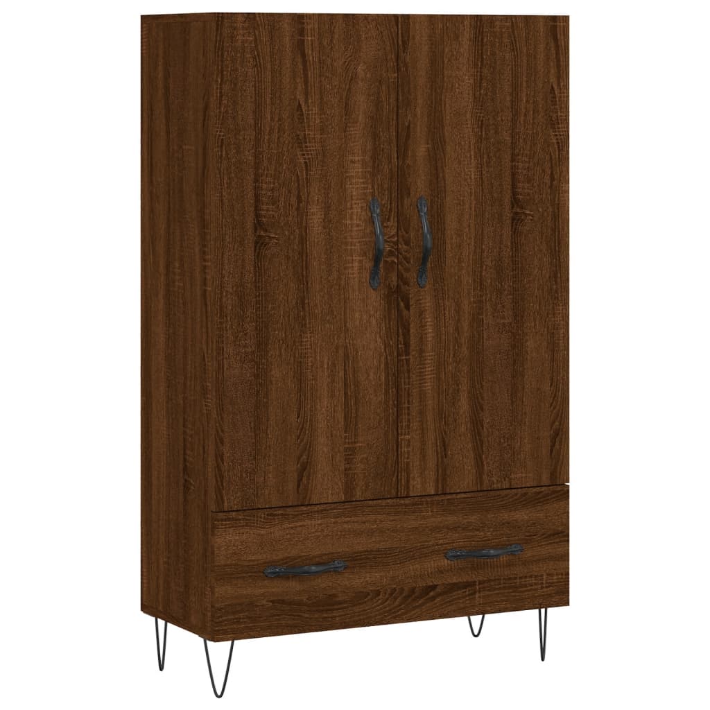 vidaXL Skříň highboard hnědý dub 69,5 x 31 x 115 cm kompozitní dřevo