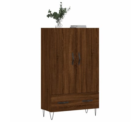 vidaXL Ντουλάπα Καφέ Δρυς 69,5 x 31 x 115 εκ. από Επεξεργασμένο Ξύλο