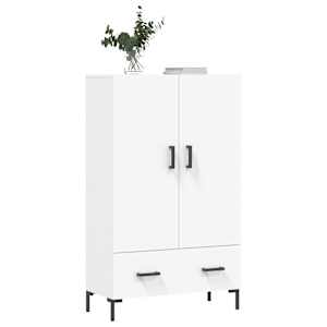 Skříň highboard bílá 69,5 x 31 x 115 cm kompozitní dřevo - obrázek 3