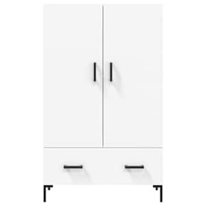 Skříň highboard bílá 69,5 x 31 x 115 cm kompozitní dřevo - obrázek 6