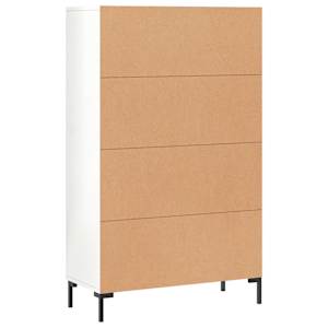 Skříň highboard lesklá bílá 69,5 x 31 x 115 cm kompozitní dřevo - obrázek 8