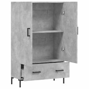 Skříň highboard betonově šedá 69,5x31x115 cm kompozitní dřevo - obrázek 5