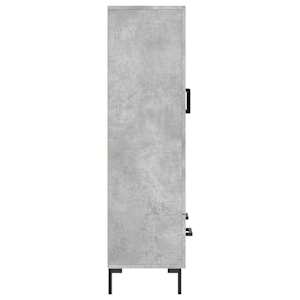 Skříň highboard betonově šedá 69,5x31x115 cm kompozitní dřevo - obrázek 7