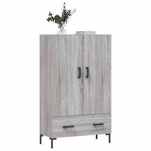 Skříň highboard šedá sonoma 69,5 x 31 x 115 cm kompozitní dřevo - obrázek 3