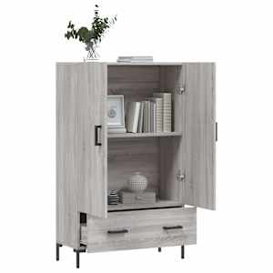 Skříň highboard šedá sonoma 69,5 x 31 x 115 cm kompozitní dřevo - obrázek 4