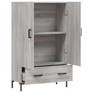 Skříň highboard šedá sonoma 69,5 x 31 x 115 cm kompozitní dřevo - obrázek 5
