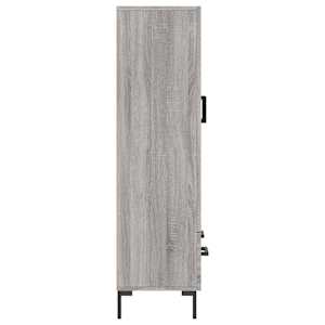 Skříň highboard šedá sonoma 69,5 x 31 x 115 cm kompozitní dřevo - obrázek 7