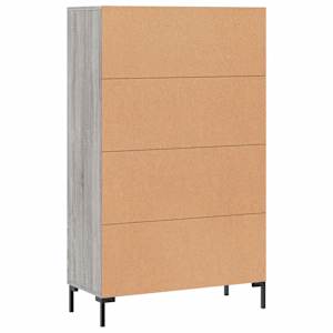 Skříň highboard šedá sonoma 69,5 x 31 x 115 cm kompozitní dřevo - obrázek 8