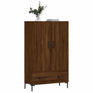 Skříň highboard hnědý dub 69,5 x 31 x 115 cm kompozitní dřevo - obrázek 3