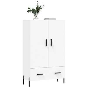 Skříň highboard bílá 69,5 x 31 x 115 cm kompozitní dřevo - obrázek 3
