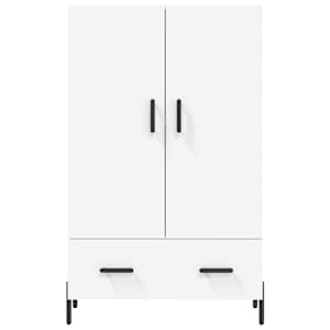 Skříň highboard bílá 69,5 x 31 x 115 cm kompozitní dřevo - obrázek 6