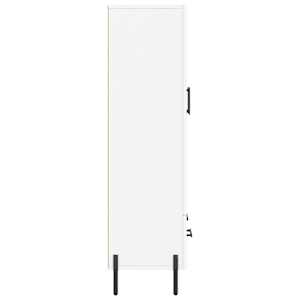 Skříň highboard bílá 69,5 x 31 x 115 cm kompozitní dřevo - obrázek 7