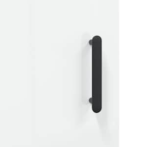 Skříň highboard lesklá bílá 69,5 x 31 x 115 cm kompozitní dřevo - obrázek 10