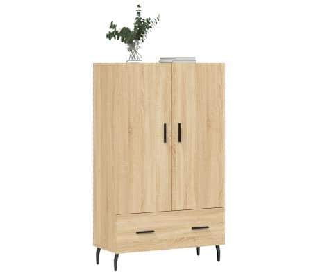 vidaXL Highboard Sonoma Oak 69.5x31x115 cm Engineered Wood