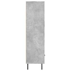 Skříň highboard betonově šedá 69,5x31x115 cm kompozitní dřevo - obrázek 7