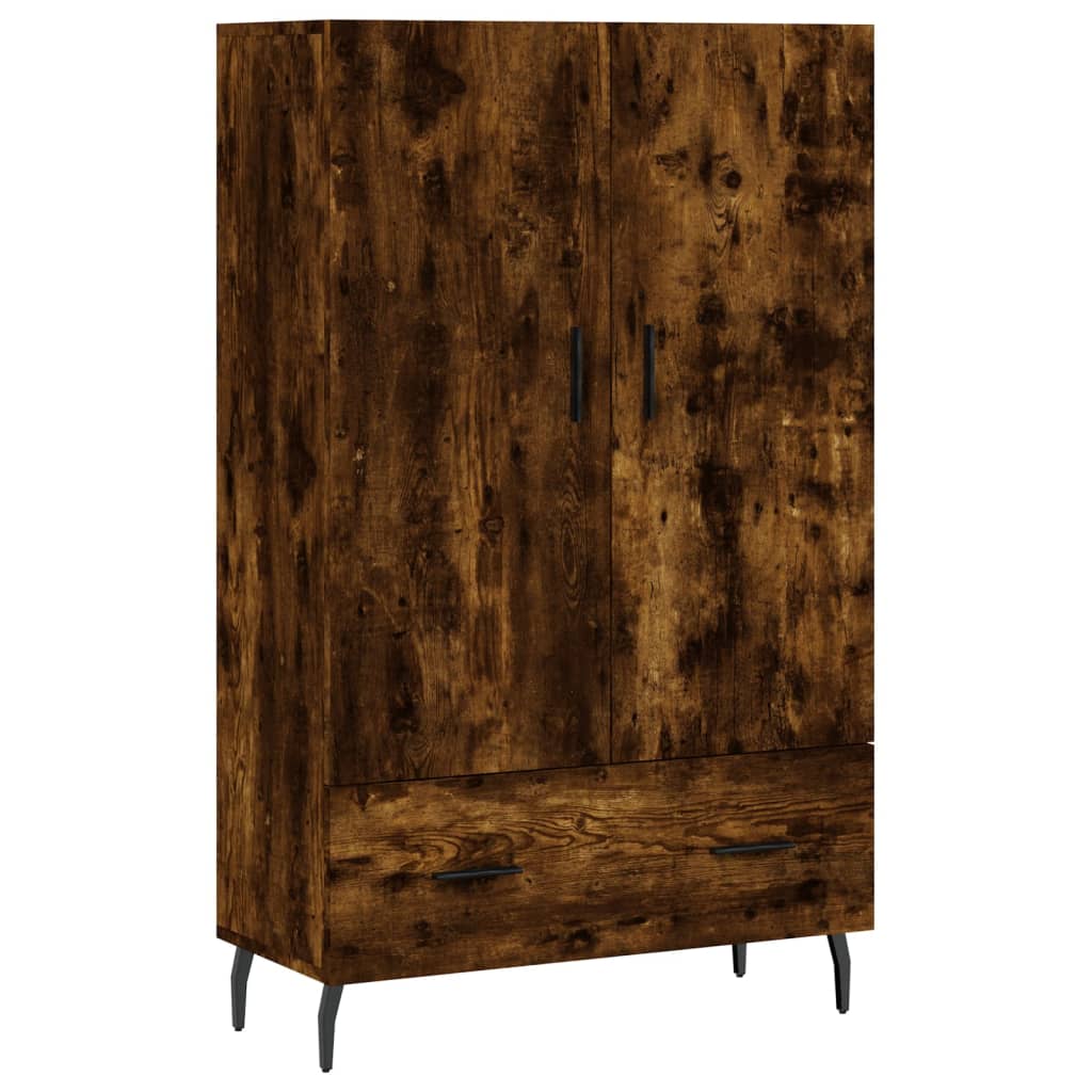 vidaXL Skříň highboard kouřový dub 69,5 x 31 x 115 cm kompozitní dřevo