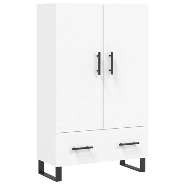 vidaXL k&otilde;rge kapp, valge, 69,5 x 31 x 115 cm, tehispuit