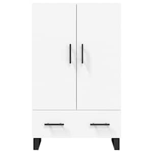 Skříň highboard bílá 69,5 x 31 x 115 cm kompozitní dřevo - obrázek 6