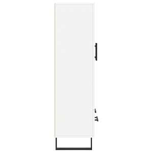 Skříň highboard bílá 69,5 x 31 x 115 cm kompozitní dřevo - obrázek 7