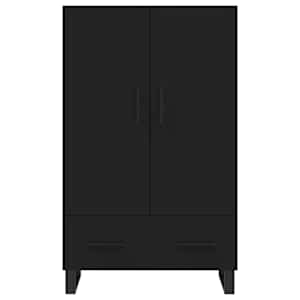 Skříň highboard černá 69,5 x 31 x 115 cm kompozitní dřevo - obrázek 6