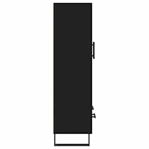 Skříň highboard černá 69,5 x 31 x 115 cm kompozitní dřevo - obrázek 7