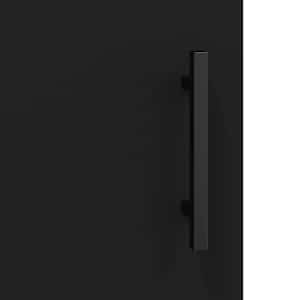 Skříň highboard černá 69,5 x 31 x 115 cm kompozitní dřevo - obrázek 10