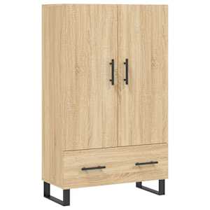 Skříň highboard dub sonoma 69,5 x 31 x 115 cm kompozitní dřevo - obrázek 2