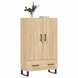 Skříň highboard dub sonoma 69,5 x 31 x 115 cm kompozitní dřevo - obrázek 3