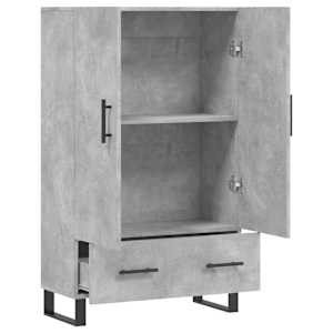 Skříň highboard betonově šedá 69,5x31x115 cm kompozitní dřevo - obrázek 5