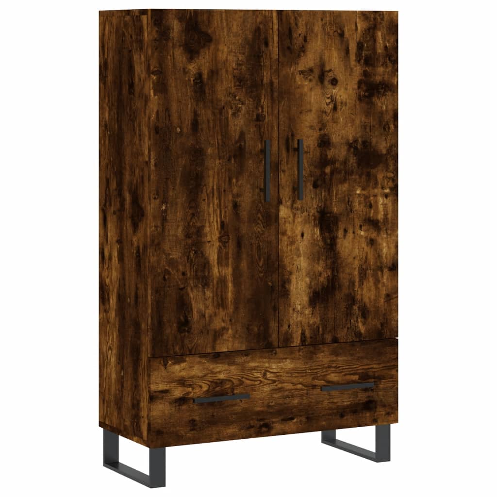 vidaXL Skříň highboard kouřový dub 69,5 x 31 x 115 cm kompozitní dřevo