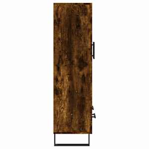 Skříň highboard kouřový dub 69,5 x 31 x 115 cm kompozitní dřevo - obrázek 7