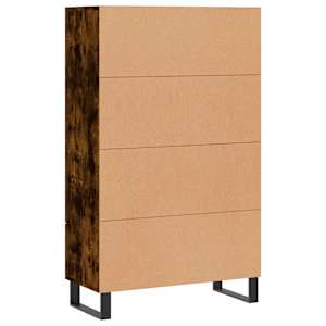 Skříň highboard kouřový dub 69,5 x 31 x 115 cm kompozitní dřevo - obrázek 8