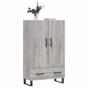 Skříň highboard šedá sonoma 69,5 x 31 x 115 cm kompozitní dřevo - obrázek 3