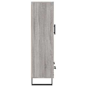 Skříň highboard šedá sonoma 69,5 x 31 x 115 cm kompozitní dřevo - obrázek 7