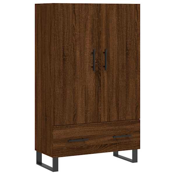 vidaXL k&otilde;rge kapp, pruun tamm, 69,5 x 31 x 115 cm, tehispuit