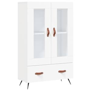 Skříň highboard bílá 69,5 x 31 x 115 cm kompozitní dřevo - obrázek 2