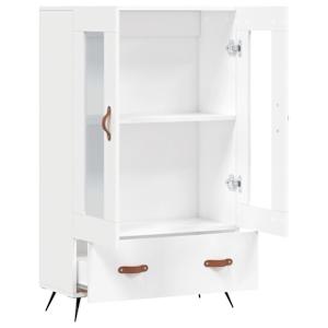 Skříň highboard bílá 69,5 x 31 x 115 cm kompozitní dřevo - obrázek 5