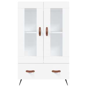 Skříň highboard bílá 69,5 x 31 x 115 cm kompozitní dřevo - obrázek 6