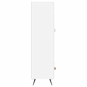 Skříň highboard bílá 69,5 x 31 x 115 cm kompozitní dřevo - obrázek 7