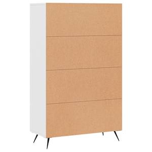 Skříň highboard bílá 69,5 x 31 x 115 cm kompozitní dřevo - obrázek 8