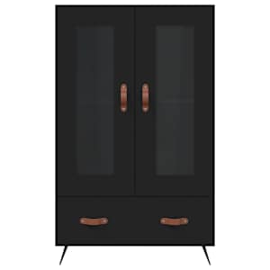 Skříň highboard černá 69,5 x 31 x 115 cm kompozitní dřevo - obrázek 6